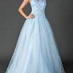 blue dress