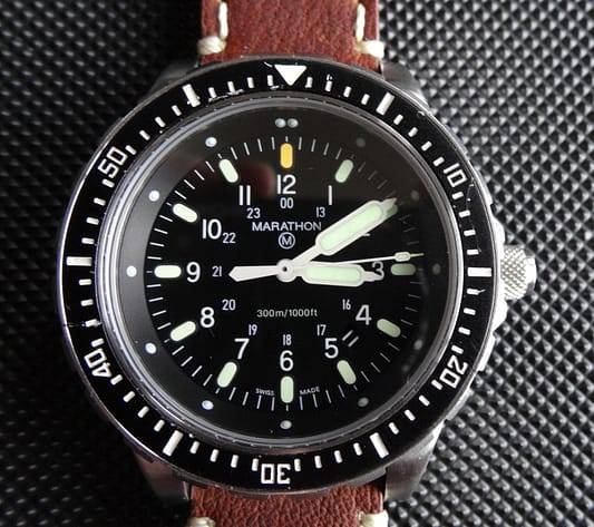 brown watch