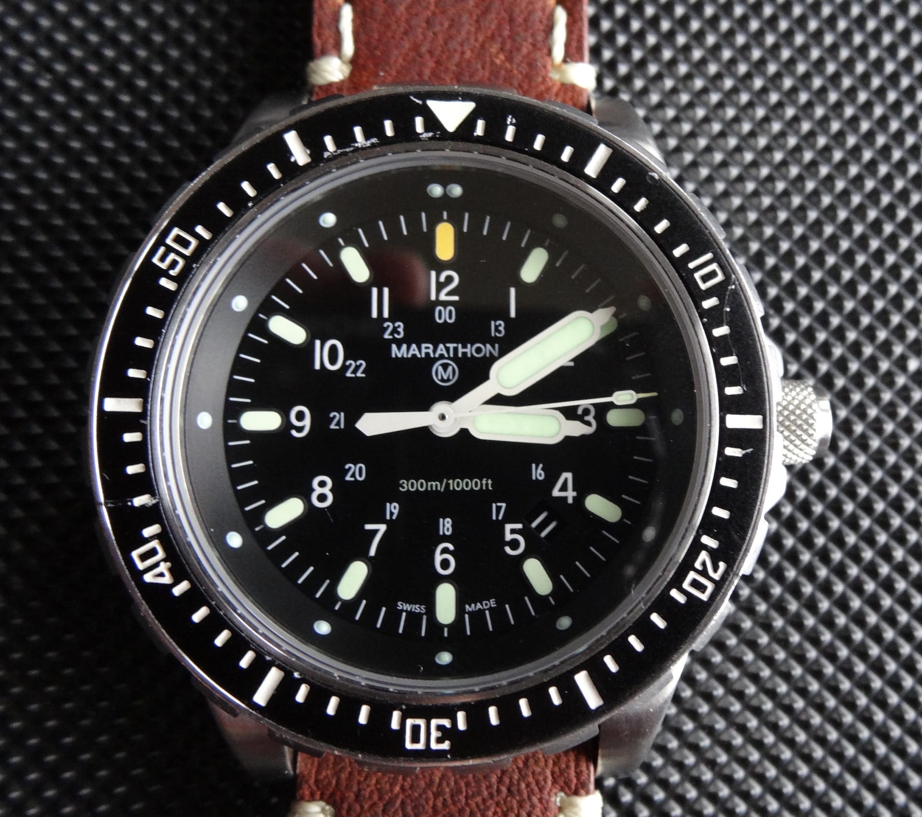 brown watch
