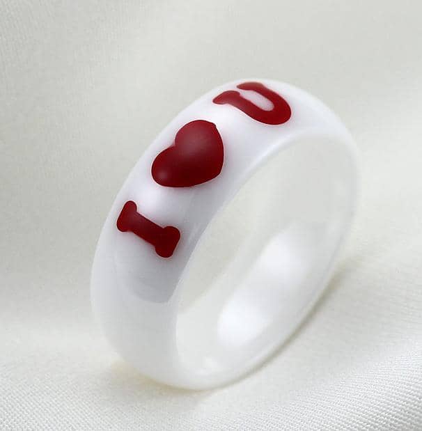 white ring